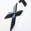 MCK Auto - X1 Black Glossy Rear Boot Logo Back Badge Emblem Tuning Modification