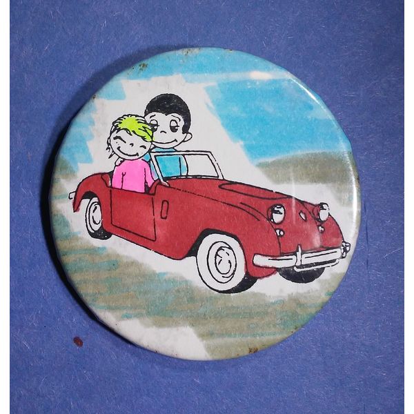 Vintage Large 2.5" Crosley  Super Sport Button / Pin