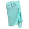 MuuMuuMama Solid Color Tahitian Short Pareo Solid Color Half Length (Mint), green (mint green)