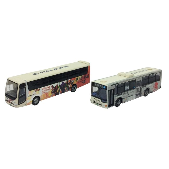 The Bus Collection Bus Colle Odakyu Hakone Highway Bus Evangelion Wrapping Set of 2 Diorama Supplies (Manufacturer's First Press Limited Product)