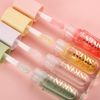 Mrettick Plumping Lip Oil 4 Packs Hydrating Lip Glow Oil Fruit Extract Lip Gloss Moisturizing Lip Balm and Tinting for Dry Lips