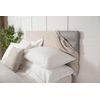 Belledorm Headboard Wrap - Transforms a drab looking bed base - Luxury Faux Suede (Linen, Double)