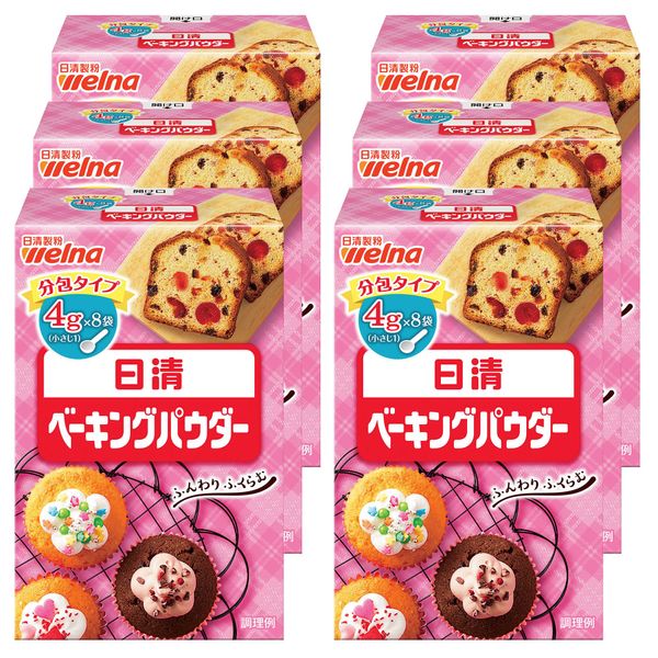 Nissin Baking Powder, 1.1 oz (32 g) x 6 Bags