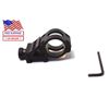 Flashlight QR Offset Side Mount 1" Low Profile See-Thru Scope Ring for Laser