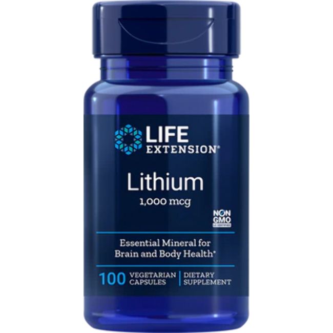 Lithium 1000 mcg - 100 capsules