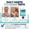 Retainer Cleaner, Denture Cleaner (120 Tablets) Removes Cloudiness, Brightens and Freshens Clear Aligners, Retainers, Night Guards, Mouth Guards, Dental Appliances, Fresh Knight