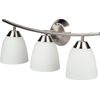 MingBright 3-Light Vanity Light Fixture Bathroom Interior Lamp Brushed Nickel