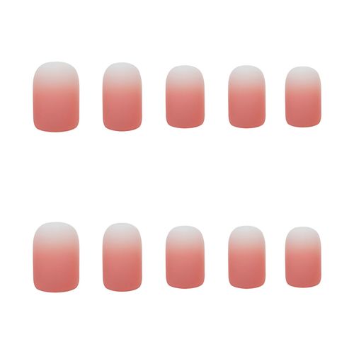 BHIDENAW Nail Tips, Pack of 24, Short, Spring and Summer, Popular, Japanese Style, Cute, Simple, Stylish, Coming-of-Age Ceremonies, School Entrance Ceremonies, Graduations, Weddings, Parties, Daily Life, Glossy, False Nails, Double-Sided Tape, Wood Stick,