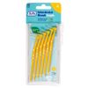 Tepe Angle Interdental Brush, 6 Pieces, 1 Cap, Yellow (0.7 mm)