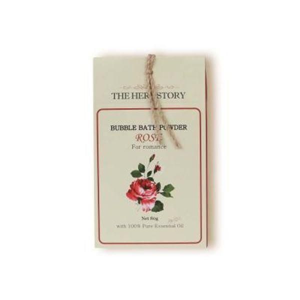 [Kyobo Bookstore] The Herb Story Bath Salt Bubble Bath Powder Rose 80g