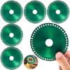 Comphic 6PCS Composite Multifunctional Grinder Blades, Indestructible Disc for Rock Slabs,Tiles