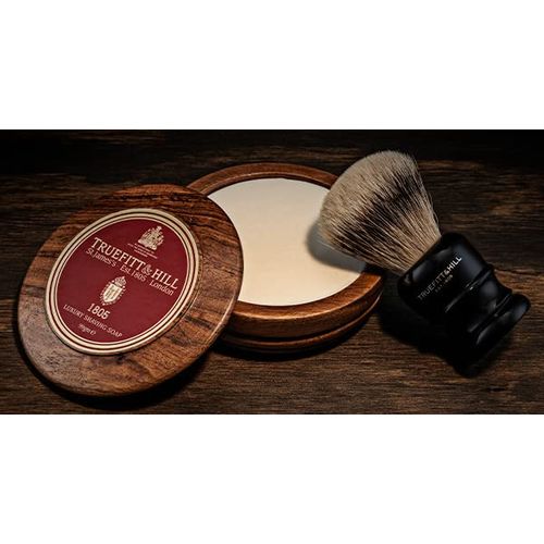 Truefitt & Hill Luxury Shaving Soap in Wooden Bowl- 1805 3.3 ounces