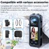 Honlyn Cage Protective Frame for Insta360 X5, PC Camera with 1/4 Cold Shoe Mount with Extra Adapter for Mic Flash Light