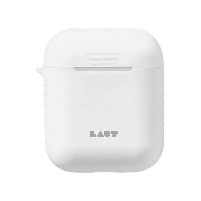 LAUT AirPods シリコンケース WHITE LAUT_AP_POD_W