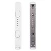 eXtremeRate DIY Replacement Shell for Joycon Strap, White Custom Controller Wrist Strap Housing Buttons for Nintendo Switch & Switch OLED Model - 2 Pack