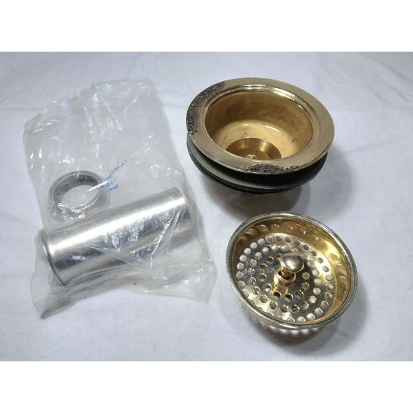 Kohler 8801-PB Duostrainer Sink Strainer Polished Brass