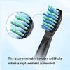 Replacement Toothbrush Heads for Fairywill, Electric Brush Heads Replacement for FW-507/508/515/551/917/959/D1/D3/D7/D8/2011, 10 Pack, Black…