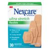 Nexcare Comfort Flexible Fabric Bandage, Assorted Sizes, 30 Count