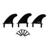 SBS Soft Top Surfboard Fin Set of 3