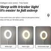 New USB Smart Voice Control Night Light LED Dimmable Daylight Bedroom Table Lamp
