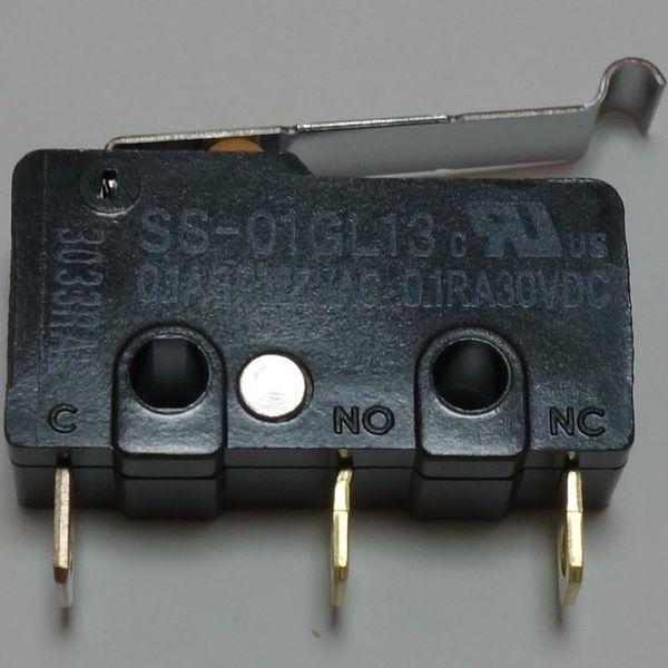 Omron SS-01GL13 Ultra-Compact Basic Switch 0.1A Hinged Earl Lever 0.49N