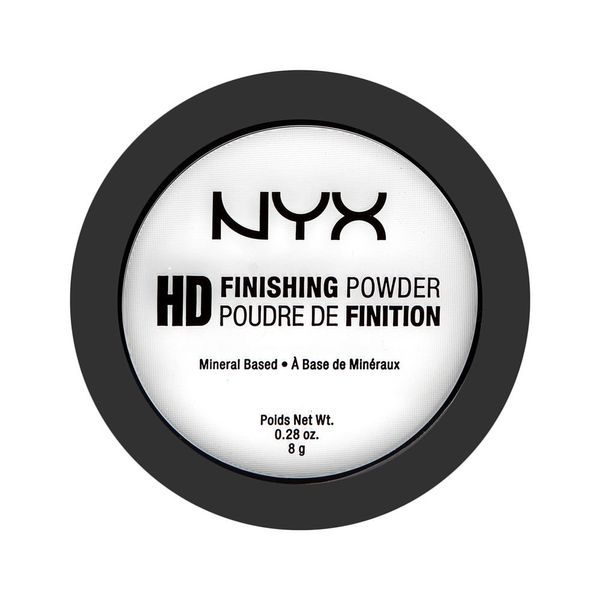 NYX PROFESSIONAL MAKEUP HD Finishing Powder, Pressed Setting Powder - Translucent