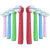 VINFANY Electric Toothbrush, Compatible with Brown, Replacement Brush for Kids, Suzumi Clean Kids, Color Toothbrushes (8 Pieces)