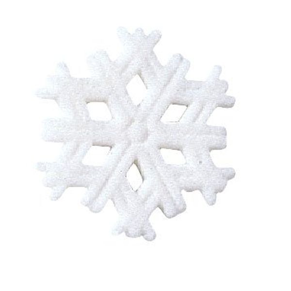 Snowflake Winter Christmas Sugar Decorations Cookie Cupcake Cake 12 Count