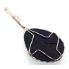 Eilat King Solomon Stone Wire Wrapped Pendant