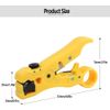 Cable Stripper Cutter, Wire Stripping Tool,Multi-Purpose Wire Stripper Adjustable Wire Stripping Tool for UTP Cat5 Cat6 Wire