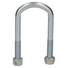 2 Twin Parabolic Leaf Spring High Tensile U Bolt Nuts For Ifor Williams Trailers