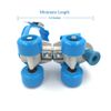 Kid's Children's Adjustable Speed Quad Roller Skates Shoes Blue