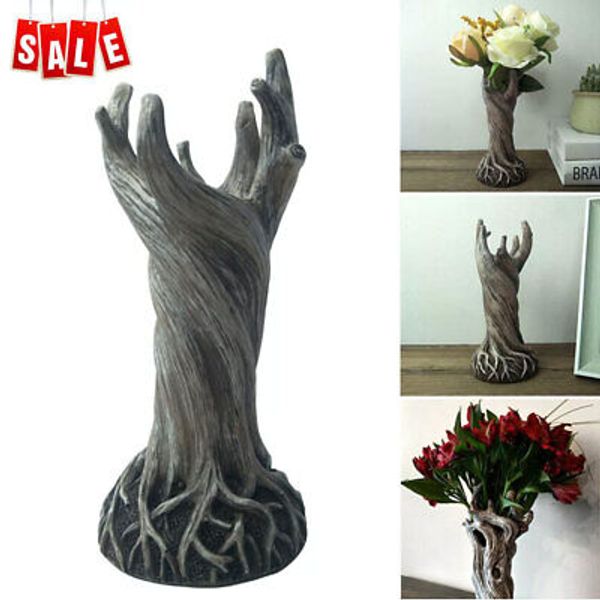 Dry Floral Plant Vase Ornament Tree Trunk Furnishings Unique Flower Vase Home