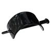 France Luxe Wide Rectangle Slide, Nacro Black