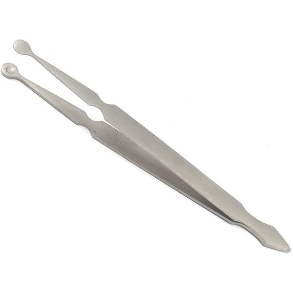 BEAD BALL HOLDING TWEEZERS 4 1/2 PIERCING TOOL