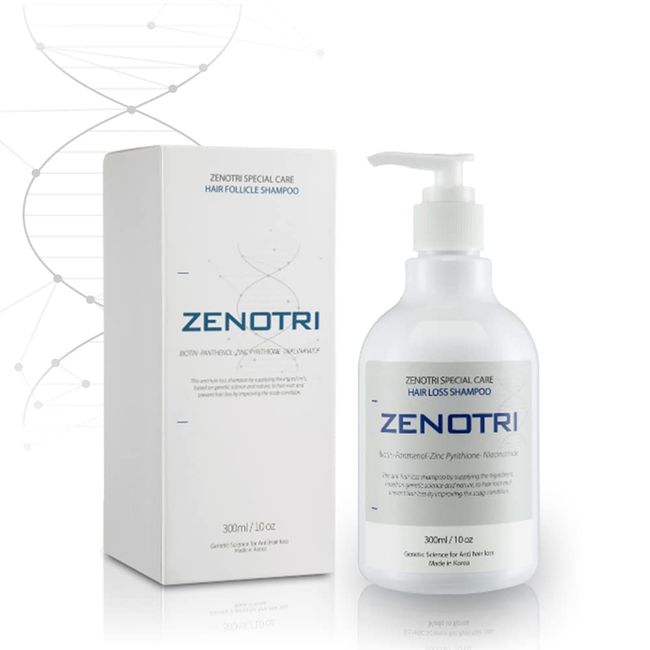 ZENOTRI Follicle Shampoo Hair loss Zero with Copper peptide, Biotin, Dexpanthenol/Genetic Hair Care Solution