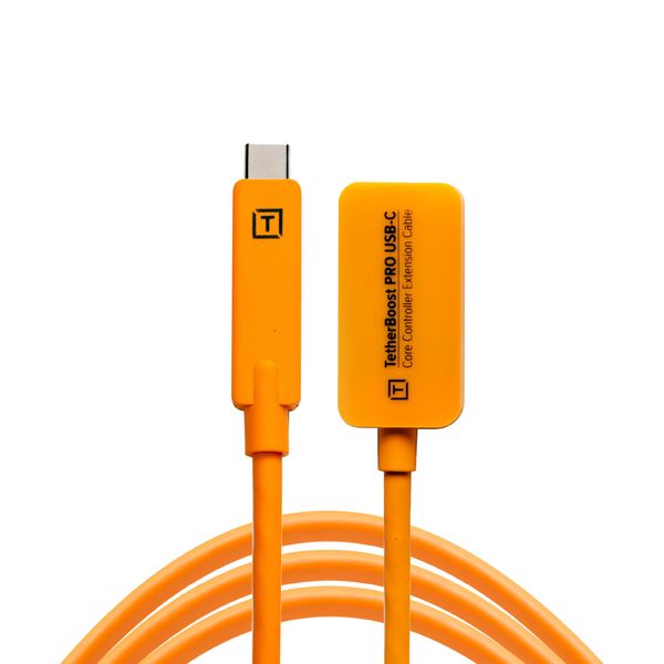 Tether Tools TetherBoost Pro USB-C Core Controller Extension Cable - Verlängerung für USB-C Kabel (orange)