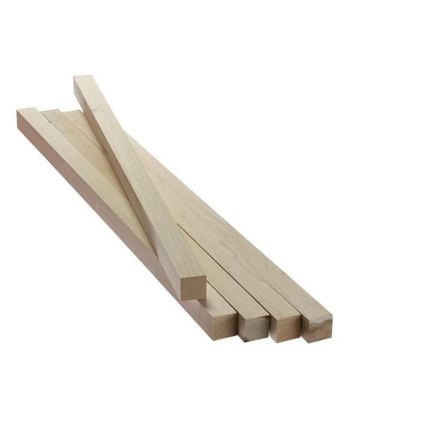 2 in. x 2 in. x 4 ft. Poplar S4S Board (5-Pack)
