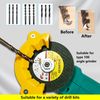Hayaww 2 Pieces Drill Sharpener New Drill Bit Sharpener for Angle Grinder Bit Grinding Accessory Drill Sharpening Tool Guide for Sharpening Precision Drill Bits (A)