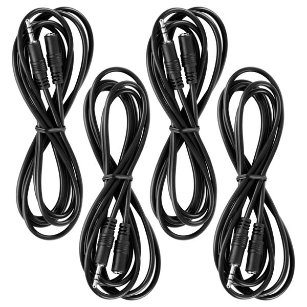 Teacher's Choice 15 Ft Extension Cables for Handheld Game Buzzer System 4-Pack