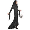 Widmann 01873 Hexe Morticia Costume, Black, L