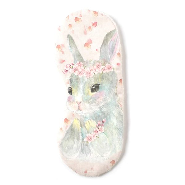 SHF SKR-02 Hot & Cool Eye Pillow, Comfortable Sleep, Rabbit, W 9.1 x H 3.9 inches (23 x 10 cm), Sakura