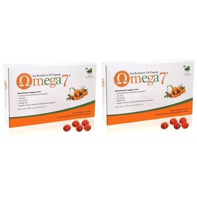 Pharma Nord Omega 7 Sea Buckthorn Oil - 2 Pack (300 Capsules) by Pharma Nord