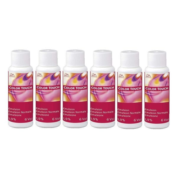 Wella Professionals Color Touch Emulsion 1.9% 60 ml Pack of 6