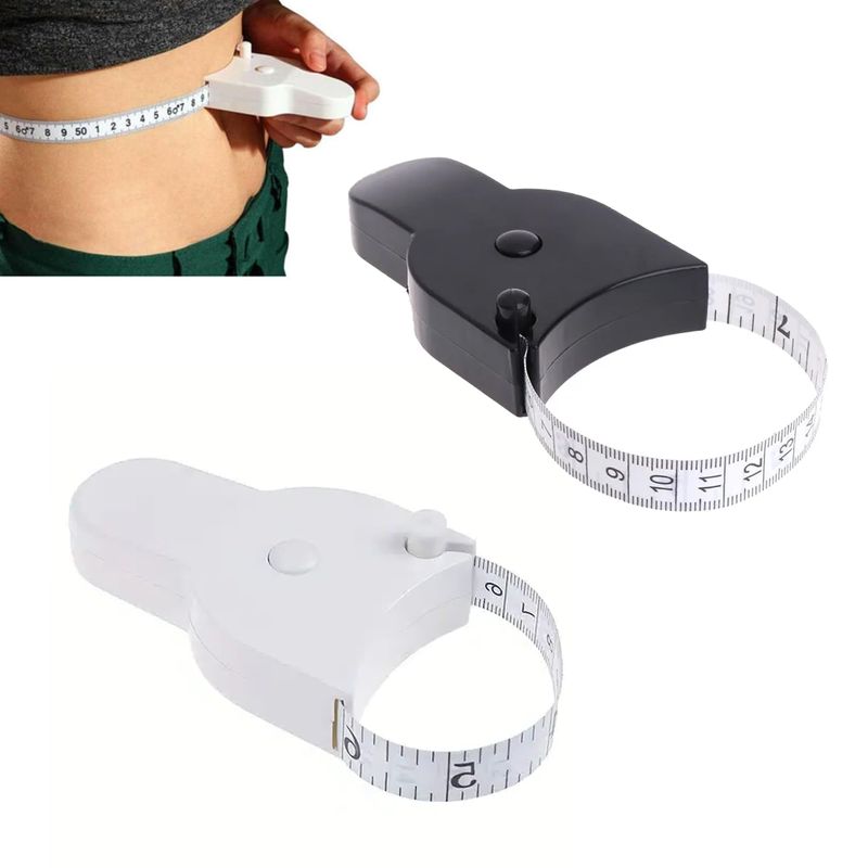 2 Pack Tape Measure Body, Automatic Retractable Body Tape Measure ...