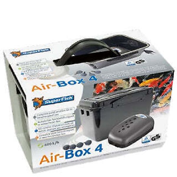 Superfish Air-Box 4 Air Pump Health, Efficient Aeration Solution For Koi Ponds