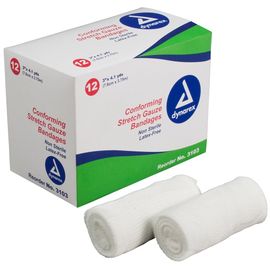 Dynarex 3561 Cloth Surgical Adhesive Tape .5'' x 10 yds. 24 Roll Pack -  First Aid Medical Supplies