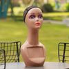 KimRuima Realistic Mannequin Head For Wig Display JRM010 (Light Brown)