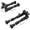 6 inch Tactical Spring Return Legs Bipod with Barrel adapter Mount For Rifle Gun