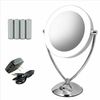 Ovente Tabletop Makeup Vanity Mirror 9.5 Inch 5X Chrome MLT45CH1X5X